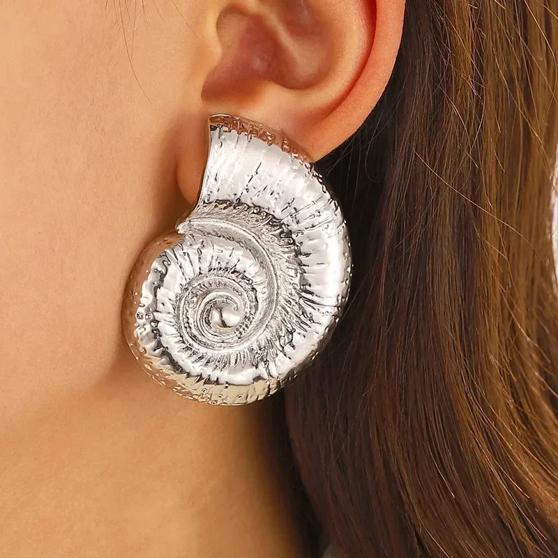 1 Pair Geometric Temperament Casual Starfish Stud Earrings Summer Simple Beach Vacation Style Earrings Ocean Jewelry Gift