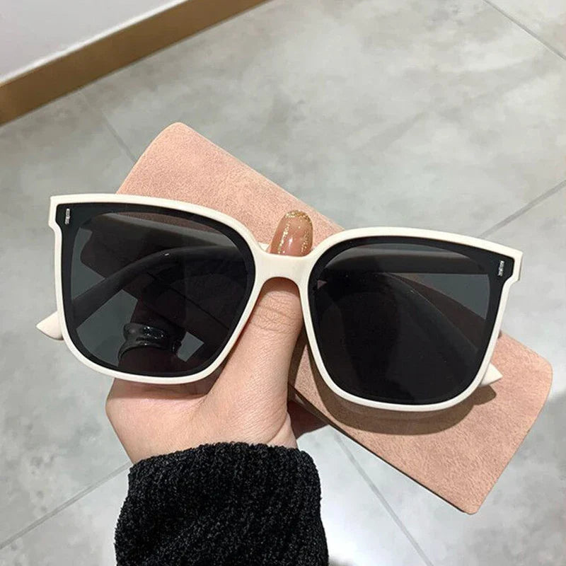 Vintage Square Sunglasses Women Oversized Sunglass Men Retro Black Sun Glasses Shades Goggle UV400  Oculos De Sol
