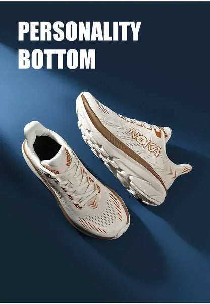 Men's Running Shoes Breathable Cushioning Luxury shoes Trainer Race Outdoor Couple Non-Slip Jogging Sneakers Mesh Off-road Shoes