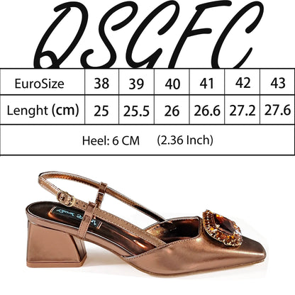 Nigerian Banquet Shoes and Bag Set Fashion Ladies Matching Shoes and Bag High Heels Wedding Party Coffee Color