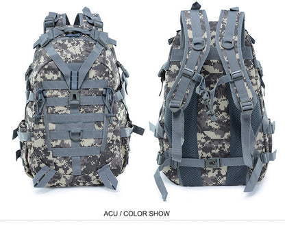 40L Tactical Backpack for Men Camping Hiking Backpacks Reflective Outdoor Travel Bags Survival Molle Climbing Rucksack Bag