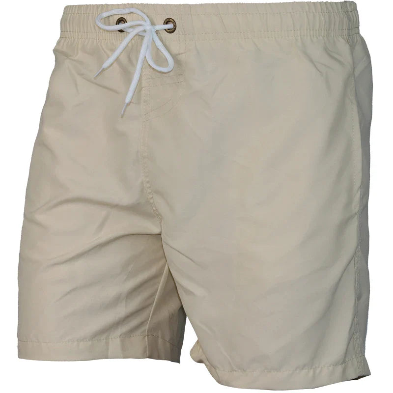 Quick Dry Men's Beach Shorts Summer Swimwear Boardshorts Male Casual Surfing Trunks Elastic Waist Beachwear