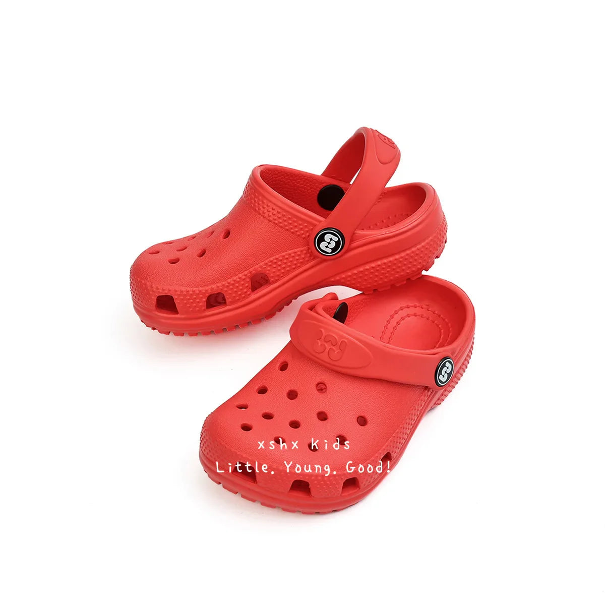Toddler Little Big Kids Clogs Boys Girls Slip on Slippers with Adjustable Strap Slide Sandals Children Cushioned Garden Shoes