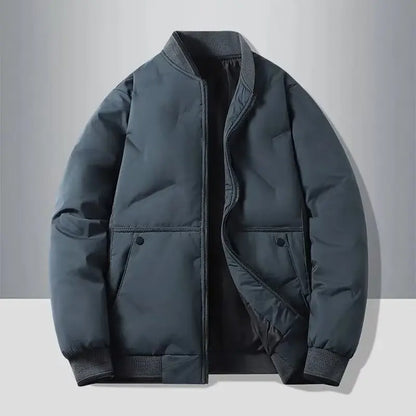New autumn and winter baseball collar, men's fashionable and versatile cotton jacket, outer warm cotton jacket, baseball jacket,