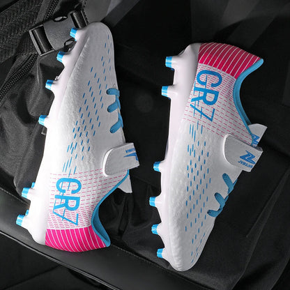 New Men Kids Football Boots Grass Boys Professional Non-Slip Ultralight Cleats Match Soccer Shoes Training Shoes Drop Shipping