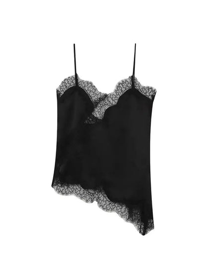 2025  Lace Embellished Sleeveless Tops For Women Top Summer Camisole off Shoulder Casual Woman Tops Women's  Sexy Tank