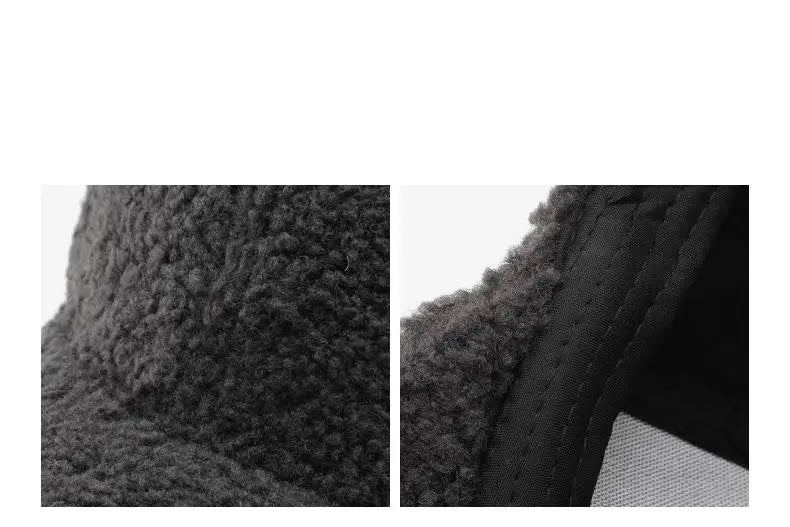 Winter Hats For Women Faux Fur Baseball Cap Female Outdoor Sunshade Keep Warm Solid Color Gorras Casquette Cap Men Casual New