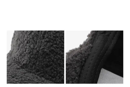 Winter Hats For Women Faux Fur Baseball Cap Female Outdoor Sunshade Keep Warm Solid Color Gorras Casquette Cap Men Casual New