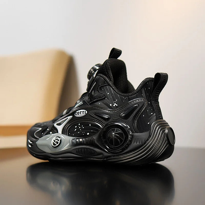 Children‘s Basketball Shoes Non-slip Waterproof Basketball Training Sneakers Boys Girls Cushioned Athletic Shoes Running Shoes