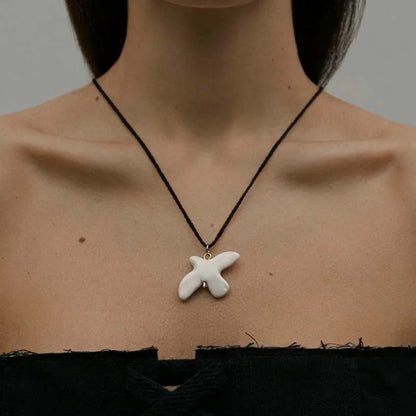 Fashion White Peace Dove Pendant Necklace Earrings for Women Vintage Metal Geometric Round Ear Hoop Jewelry Gift