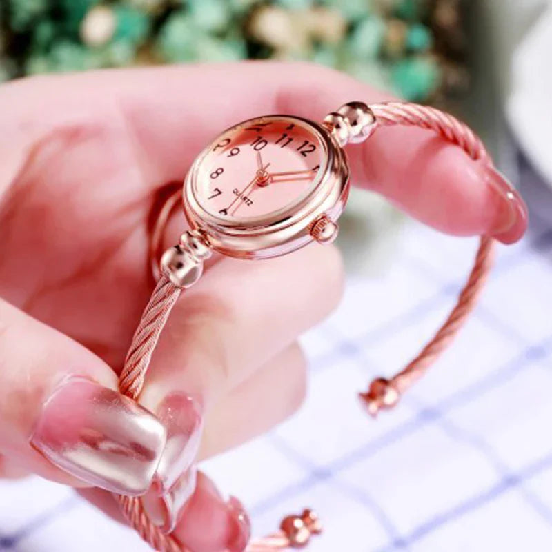 Fashion Luxury Women's Watch Gold Fine Strap Ladies Watch For Bracelet Montre Femme Female Wrist Watch Women Clock Relojes