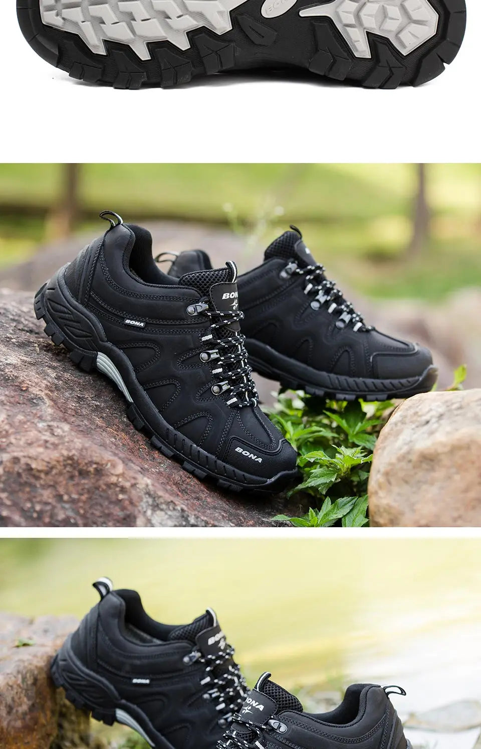 New Arrival Classics Style Men Hiking Shoes Lace Up Men Sport Shoes Outdoor Jogging Trekking Sneakers