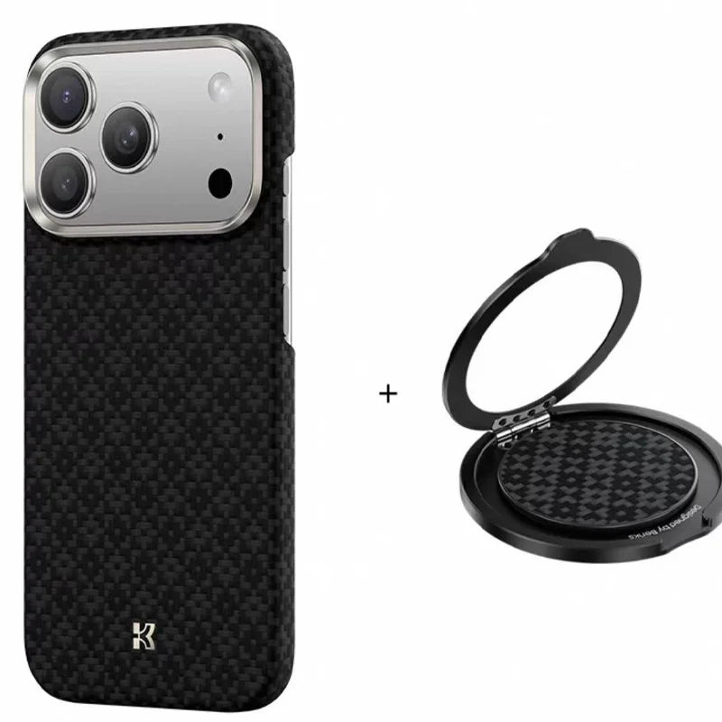 Benks Carbon Fibre Case For iPhone 17 Pro Max Kevlar Wireless Charging Back Cover Case for iPhone 17 PRO
