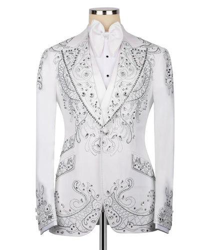 Custom Suit For Man Wedding Men's Suit, Groom Tuxedo Set, Prom Suit Men, Prom's Tuxedo, Stage For Men