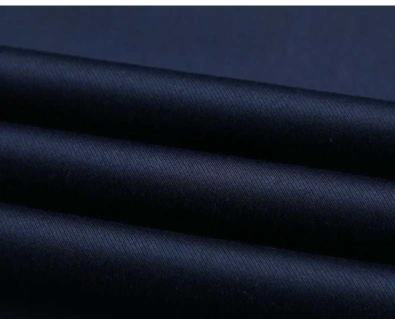 Fiber Men's Casual Pants Anti-wrinkle Comfortable Baggy Straight Business Formal Trousers Male Brand Clothing
