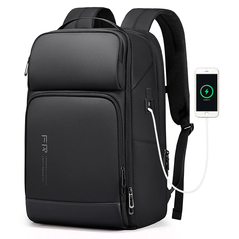 Business Waterproof Backpacks USB Charging Men Backpack Fit 15.6 Inch Laptop Travel 35L Large Capacity Backpack