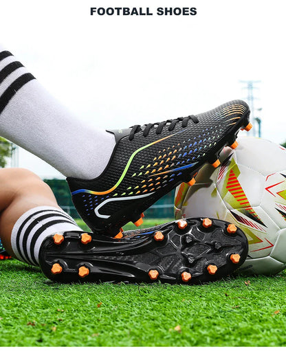 New Men Soccer Shoes Hot Sale Women Professional Football Boots Unisex High-quality Futsal Ultralight Cleats TF/FG Sneakers