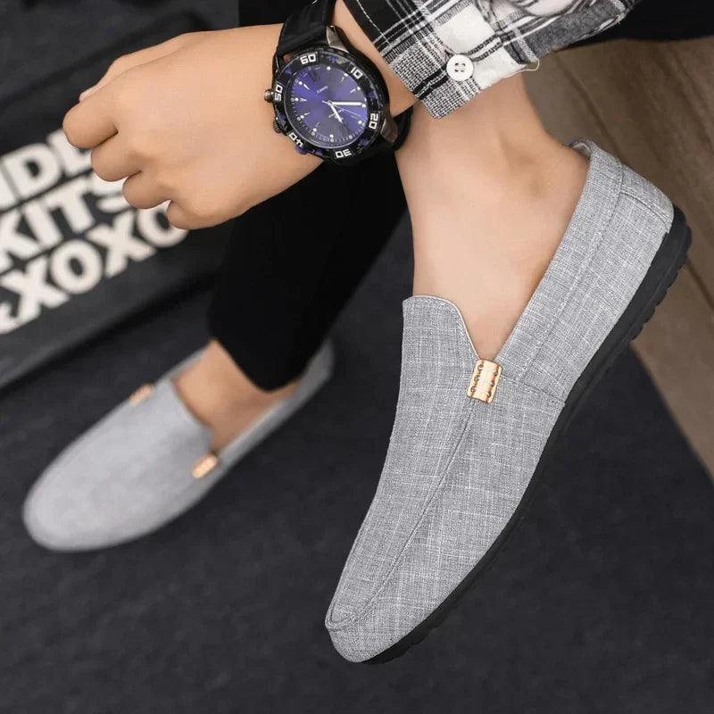 Fashion Men Casual Shoes Luxury Brand Men Loafers Breathable Comfort Slip-on Mens Driving Shoes lightweight Lazy Shoes Moccasins