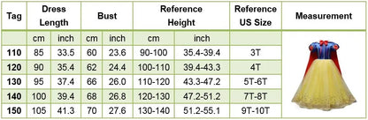 Anna Elsa Costume Children Princess Dress for Girls Kids Cosplay Snow White Christmas Carnival Party Disguise Outfit