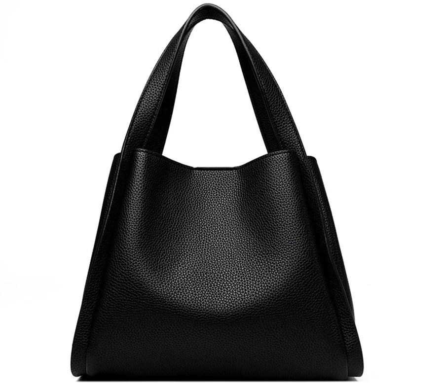 Genuine Brand Soft Leather Top-handle Bags Female Handbags Women Shoulder Crossbody Totes Messanger Bag Large Capacity Big Sac