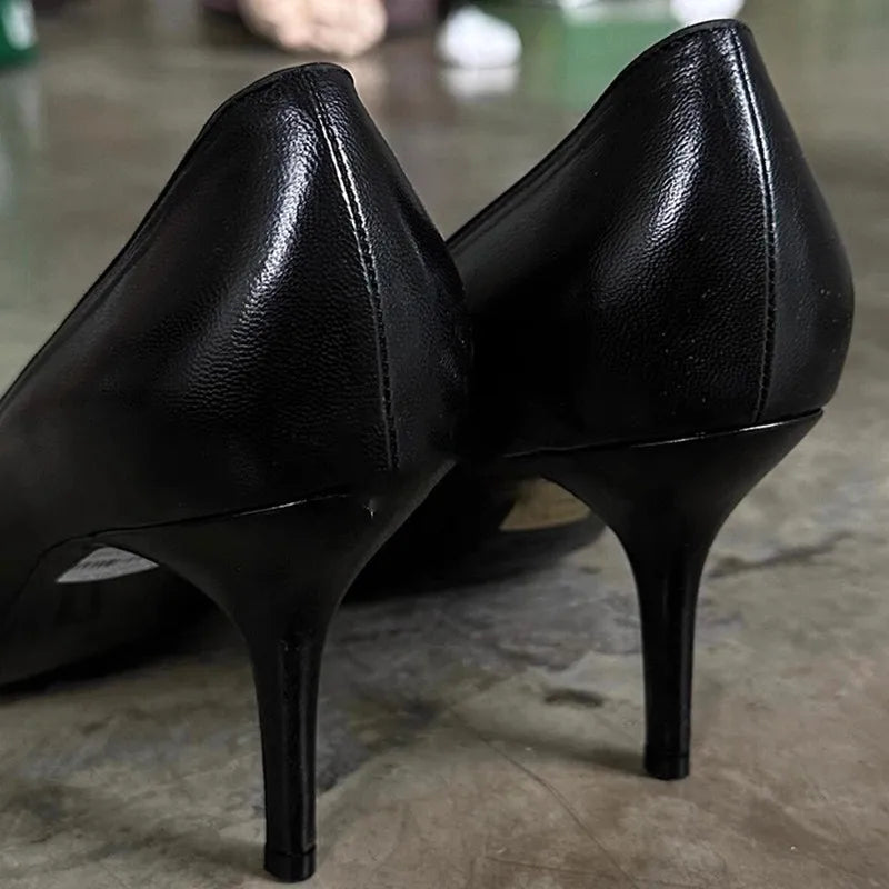 Sexy Designer Pointed Toe High Heels Women Shallow Fashion Banquet Dress Shoes Street Style Elegant Pumps Women Talons Femme