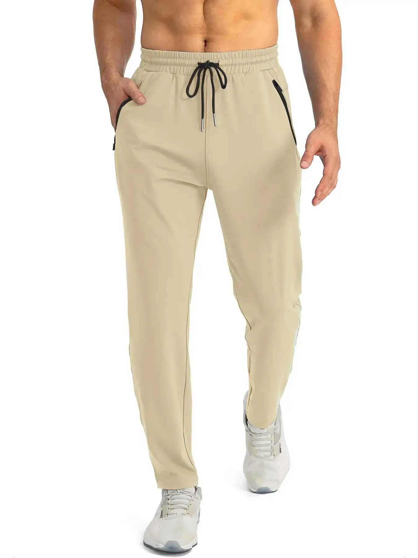Men's Lightweight Quick Dry Sport Pants with Elastic Waist Outdoor Gym Workout Running Jogger Athletic Sweatpants Quality