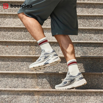 New Running Shoes Men Outdoor Fashion Lightweight Mesh Sports Shoes Male Casual Breathable Non-Slip Walking Shoes
