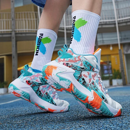 Men Basketball Shoes Light Sports Shoes Trainer Women Unisex Breathable Athletic Outdoor Unisex High Quality Sneakers