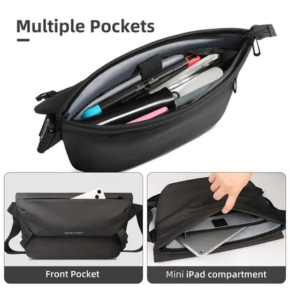 Water Repellent Messenger Bag Men Bags Casual Shoulder Crossbody Bags Fit 11 inch Ipad Fashion Outdoor Cycling Side Bag  Male