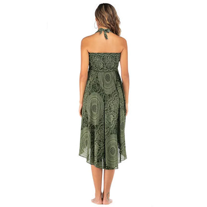 Sexy Summer Long Boho Bottom Women Skirt Vintage Casual Ropa Mujer Faldas Loose Fashion y2k Maxi Skirts Woman Clothing Saia Jupe