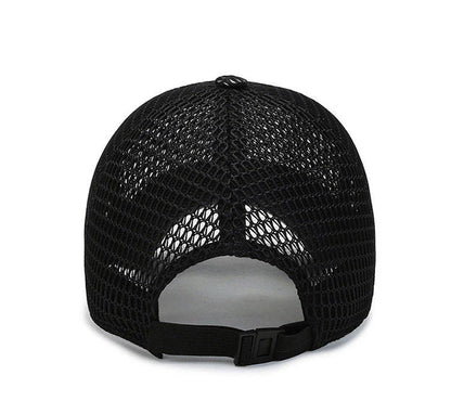 Men's Mesh Baseball Cap Breathable Summer Caps Dad Hat Outdoor Fishing Hats Bone Gorras Snapback Trucker Cap
