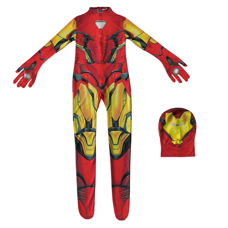 2025 New Spiderman Cosplay Fantasy Costumes Jumpsuit for Boys Girls Miles Morales Superhero Halloween Carnival Zentai Bodysuit