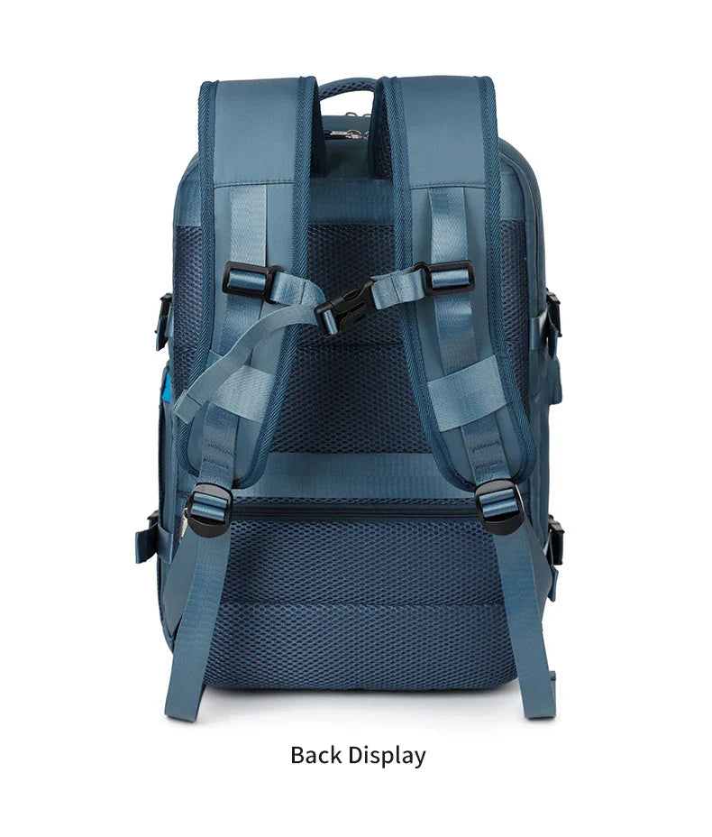 Large Travel Backpack for Women Men Cabin Bag Multifunctional Airplane Waterproof Backpack with USB Charging Anti-Theft Backpack