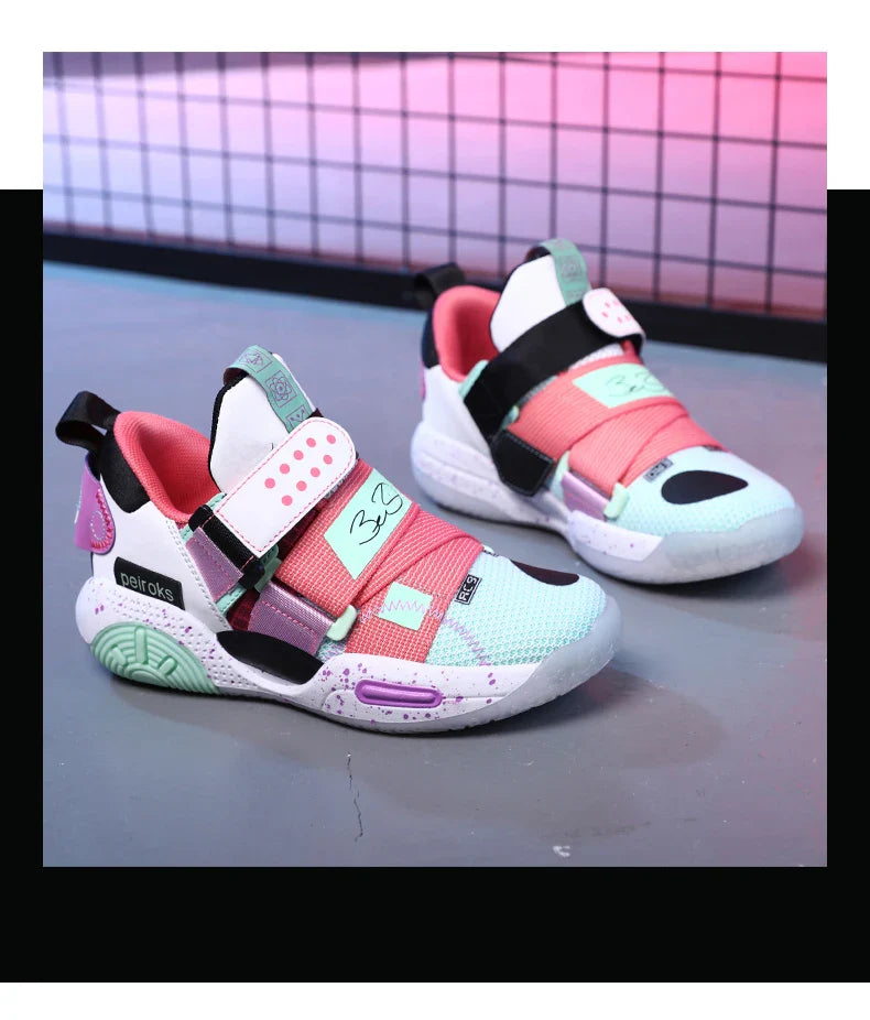 Kids Shoes Running Girls Boys School Casual Sports Tennis Sneakers Basketball Outdoor Lightweight Children Shoes Non-slip