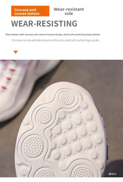 Kids Sneakers Basketball Shoes Boys Spring Fashion Rotating Button Anti-slip Shock Absorption School Students Sports Shoes
