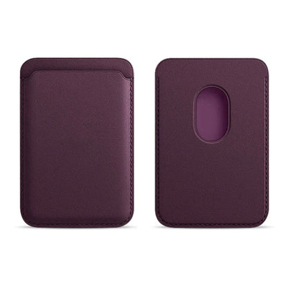 For Magsafe Wallet Card Holder Case For Apple iPhone 17 16 15 14 13 12 Pro Max Magnetic Leather Bag Adsorption Cover Accessory