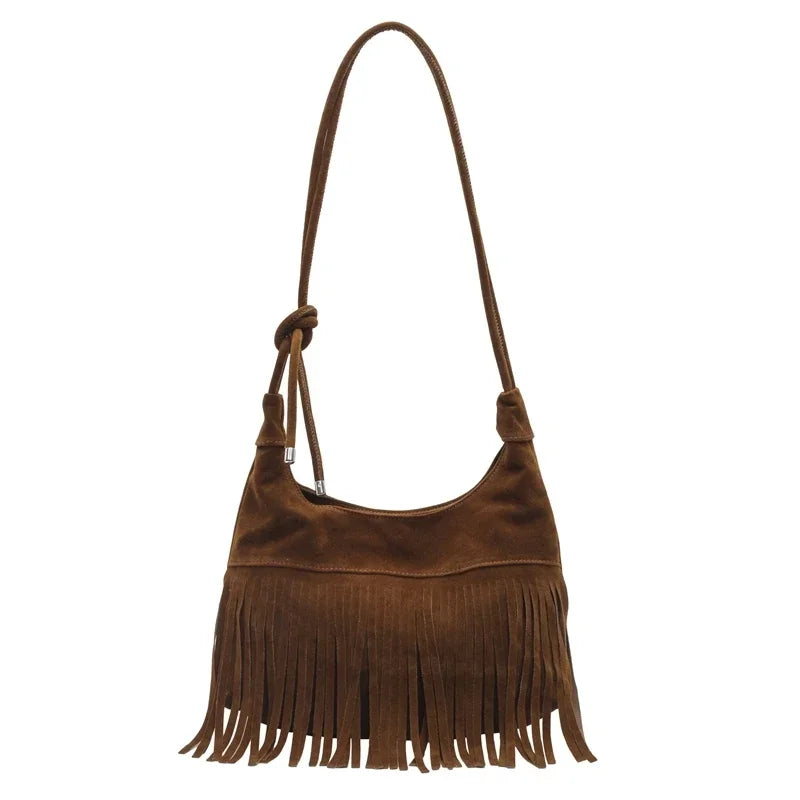 Fringed Interior Compartment Tote Bags Sewing Thread Large Capacity 2024 Hot Sale Bags for Women Zipper Pu Women's Handbags