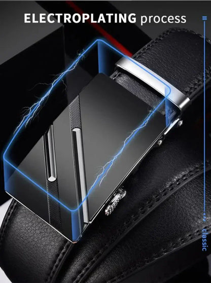Belts Famous Brand Designer Belt Men Plus Size 130 140 150 160 170cm High Quality PU Leather Luxury Belts Metal Automatic Buckle