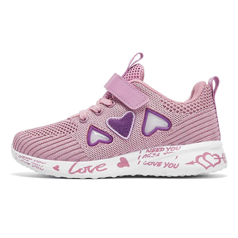 Cozy Knit Shoes for Girls Ultra Breathable Sneakers Lightweight Footwear Comfy and Casual Spring and Summer Gift Idea for Her