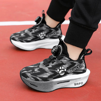 New children's shoes, boys' double-net carbon sneakers, students' casual and light running shoes, children's basketball shoes