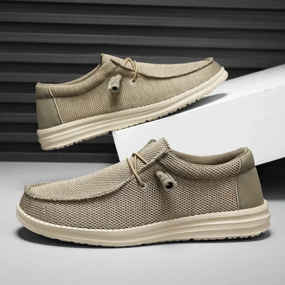 Sapatos de Lona Masculinos Casuais Slip On Alpargatas Homens Moccasins Mocassim Masculino Leve Respirável Tamanho Grande 50