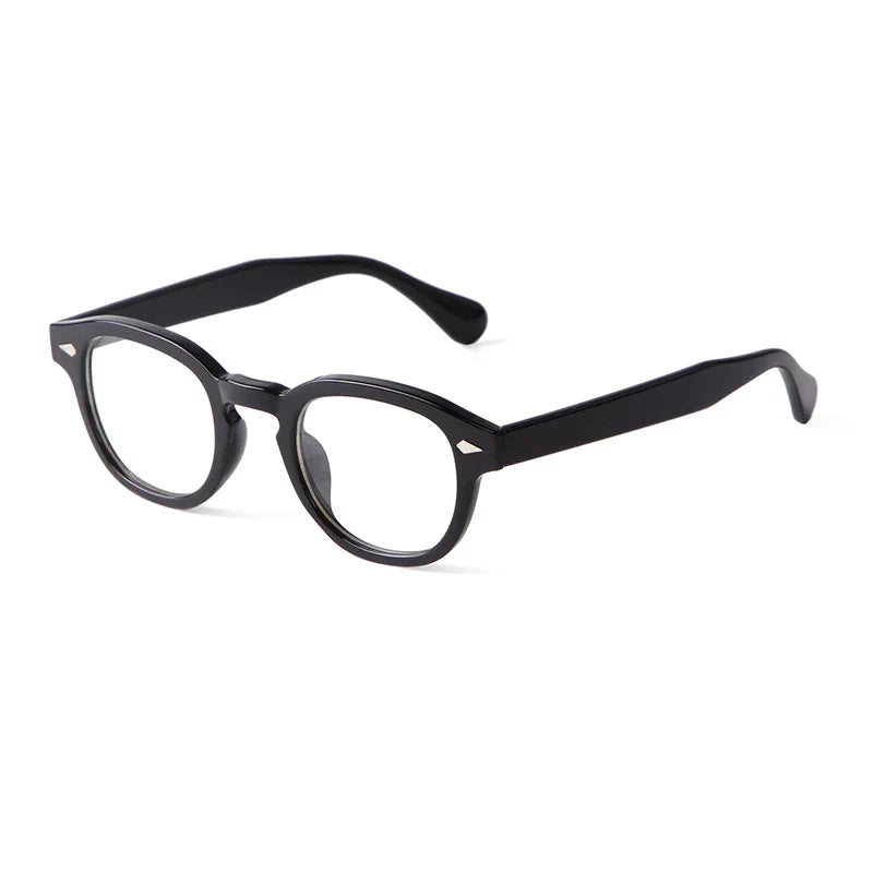 Fashion Transparent Blue Round Sunglasses Women Men 2024 Retro Rivet Tortoise Small Square Sun Glasses UV400 Lunettes De Soleil