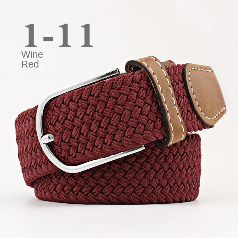 107/120cm Unisex Colorful Canvas - Belt Casual Luxury Trend Jeans Accessories Nylon Girdle Hunting Belt for Men and Women