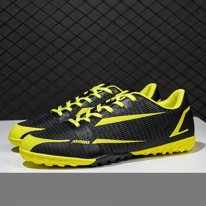 New Outdoor Men Soccer Shoes Adult Cleats Long Spikes Football Boots Training Sport Footwear Sneakers Non Slip Training Unisex