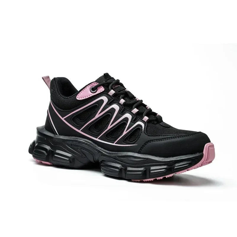 Size 35-42 Women Work Safety Shoes With Steel Toe, Female Sneakers Smash-proof Puncture-proof, Waterproof Safety Working Boots