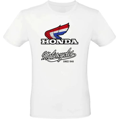 Motorcycles Vintage Racing T Shirt Biker Graphic Tee Since 1948 Cotton Casual Top