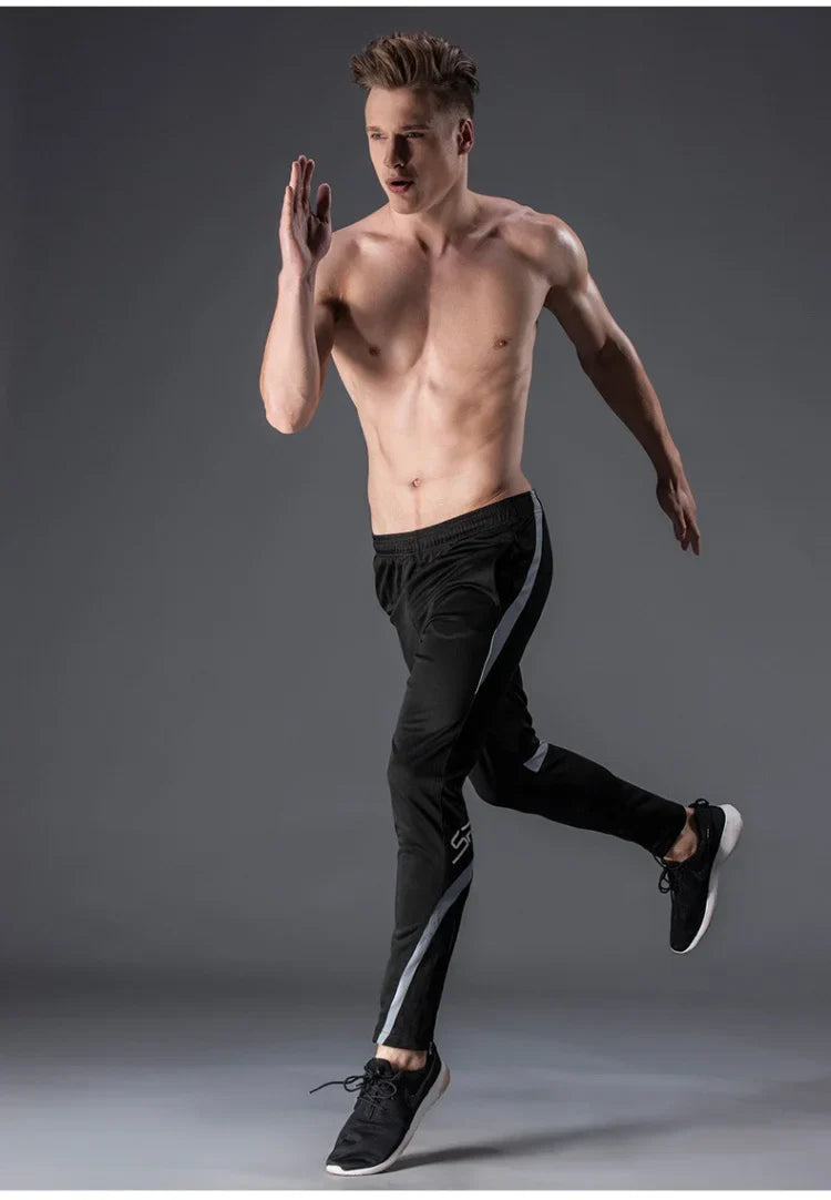 Sport Pants Men Running Pants With Zipper Pockets Training Male Pants Soccer Pants Fitness Pants Sportwear Youth kids XXS XS 4XL