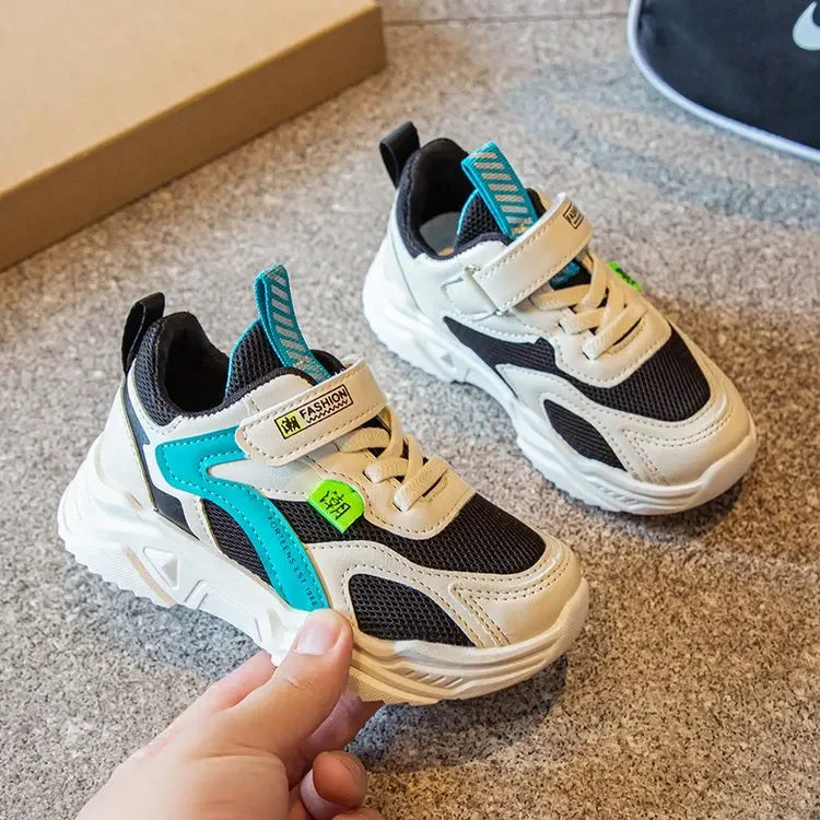 Kids Sneakers for Boys Girls 2025 Spring New Children's Walking Shoes Breathable Mesh Student School Basketball Kids Shoes