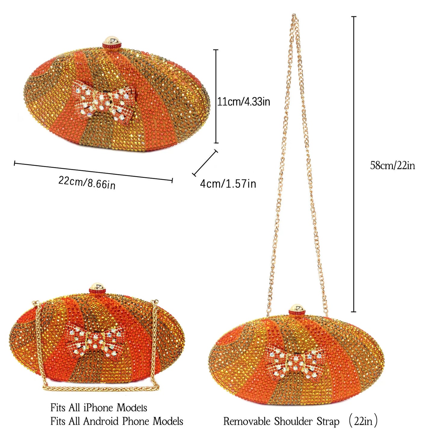 Italian Design Women's Shoes & Rhinestone Butterfly Bag – Perfect for Weddings & Bridal Accessories