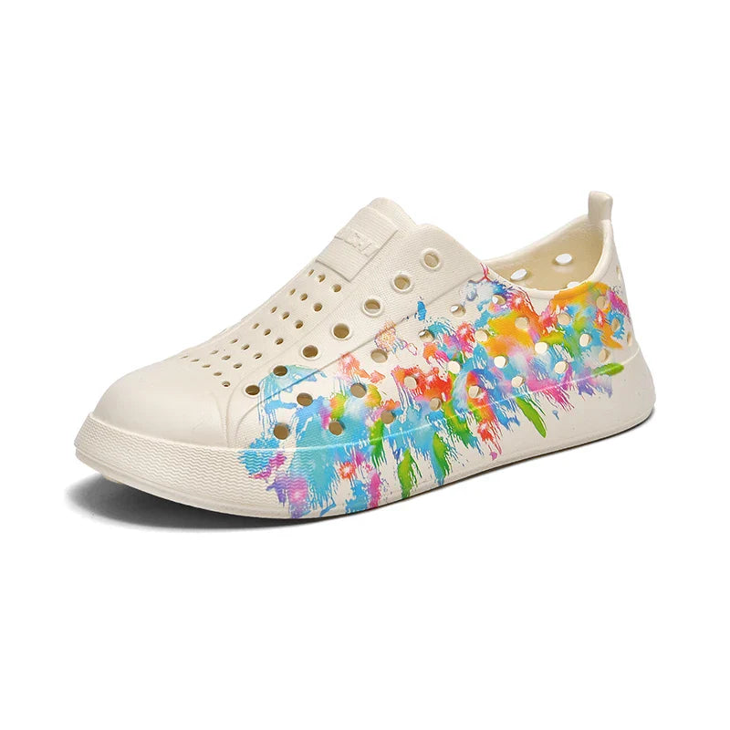 Cartoon Printing Boys Barefoot Shoes Summer Beach Non-slip Comfortable Kids Shoes Cute Closed Toe Breathable Girls Sandals